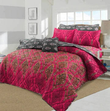 7 pcs Quilted Comforter Set EM-903