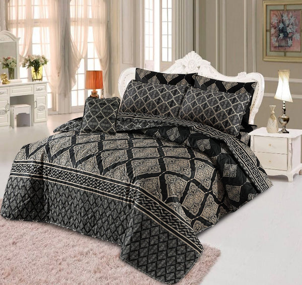 7 pcs Quilted Comforter Set EM-910