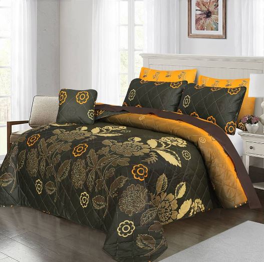 7 pcs Quilted Comforter Set EM-911