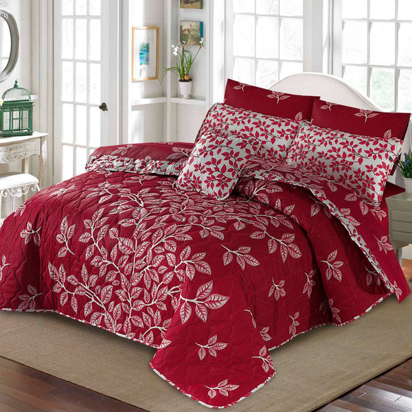 7 pcs Quilted Comforter Set EM-912