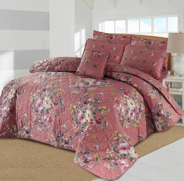 7 pcs Quilted Comforter Set EM-915